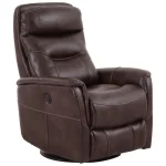 Gemini – Truffle Power Swivel Glider Recliner Recliners Brown 16