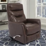 Gemini – Robust Manual Swivel Glider Recliner Recliners Brown 16