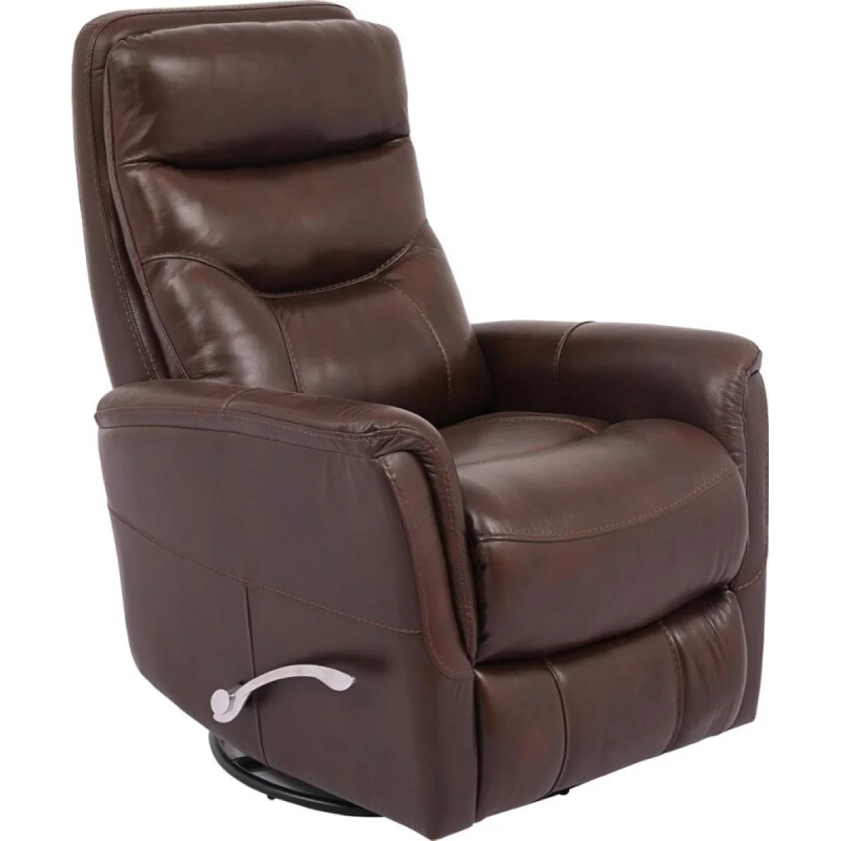 Gemini – Robust Manual Swivel Glider Recliner Recliners Brown 7