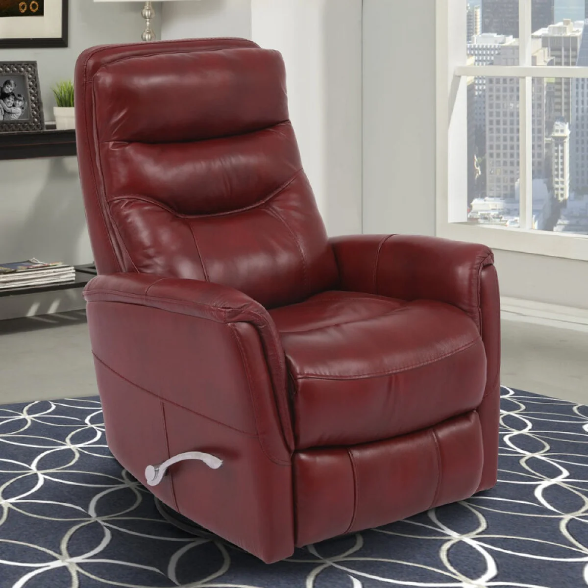 Gemini – Rouge Manual Swivel Glider Recliner Recliners Parker House 4