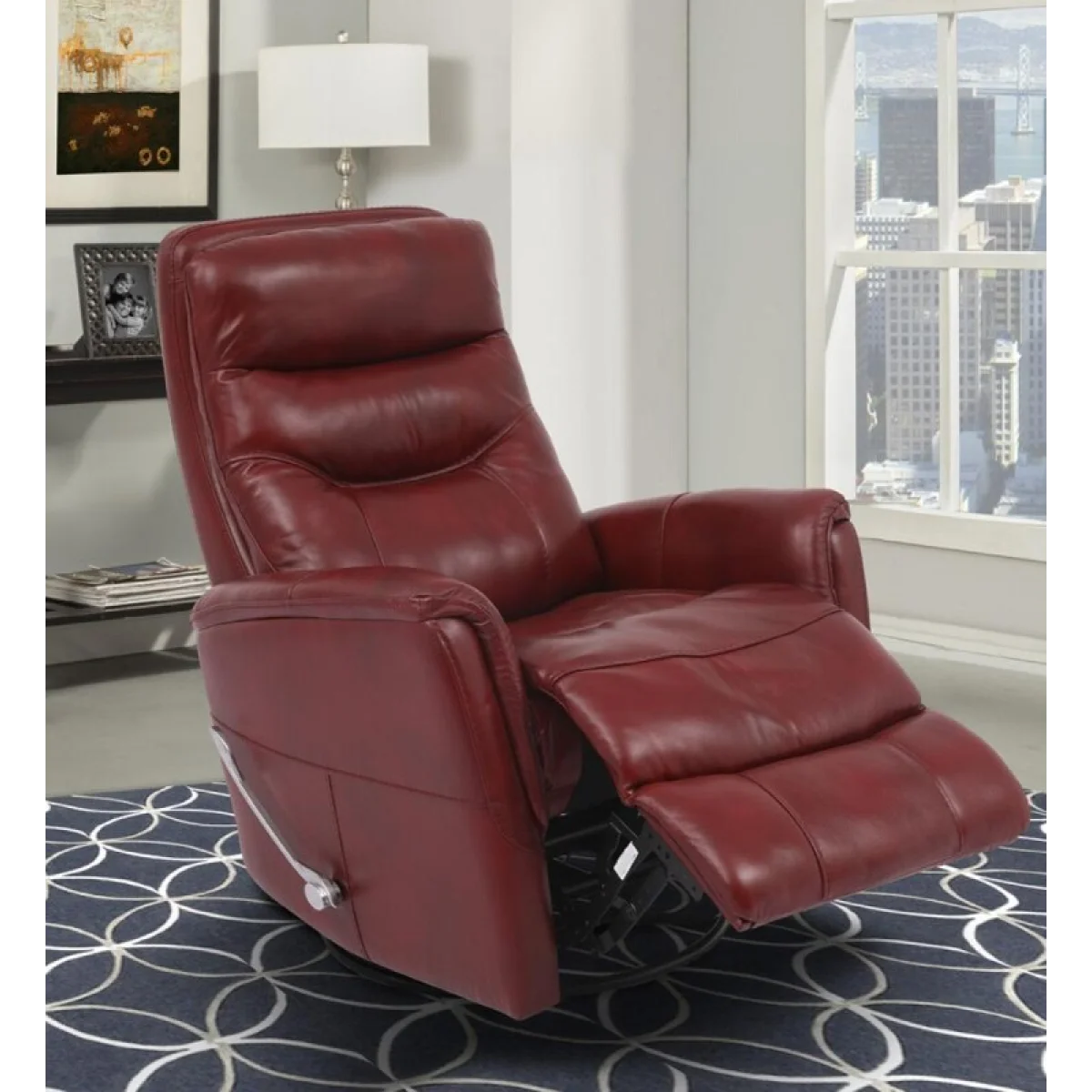 Gemini – Rouge Manual Swivel Glider Recliner Recliners Parker House 6