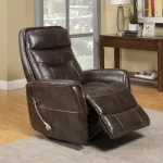 Gemini – Truffle Manual Swivel Glider Recliner Recliners Brown 15