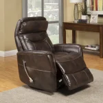 Gemini – Truffle Manual Swivel Glider Recliner Recliners Brown 17