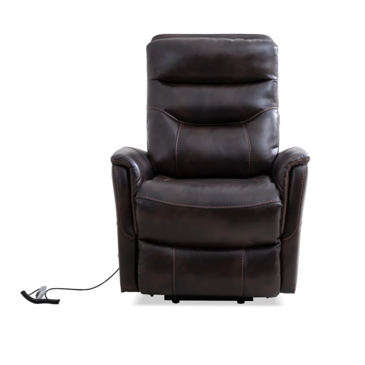 Gemini – Truffle Power Lift Recliner With Articulating Headrest Recliners Brown 8