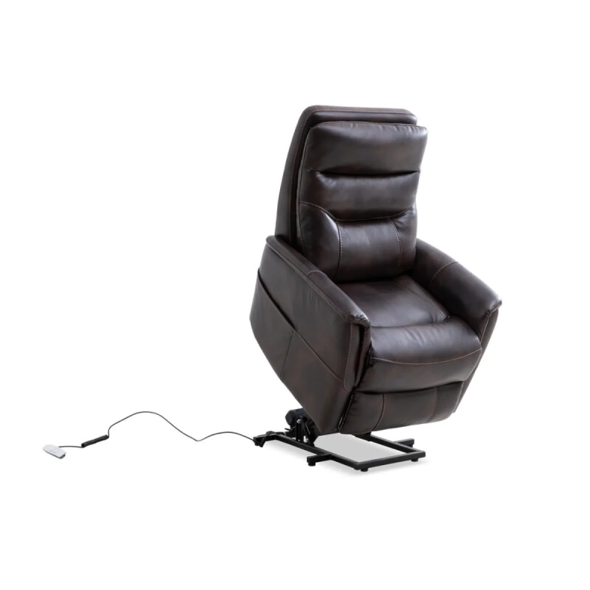 Gemini – Truffle Power Lift Recliner With Articulating Headrest Recliners Brown 11