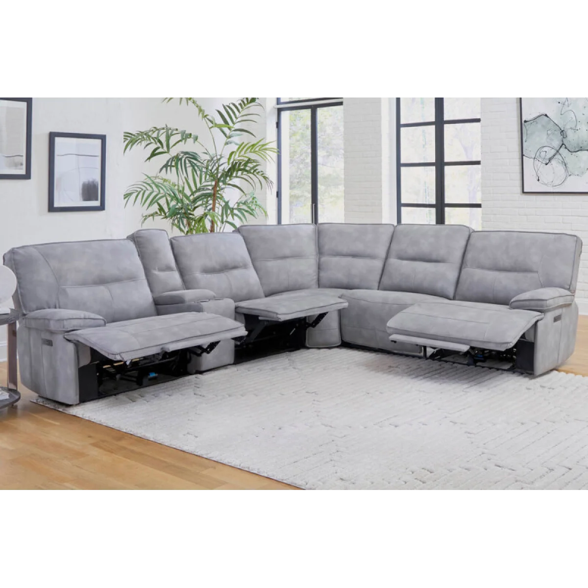 Gladiator – Sky 6pc Package A (811lphz, 810, 850, 840, 860, 811rphz) Recliners blue 4