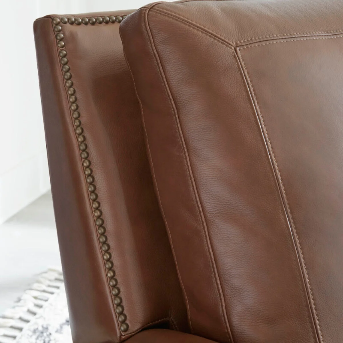 Hunter – Chestnut Charm Power High Leg Recliner With Power Headrest Recliners Brown 7
