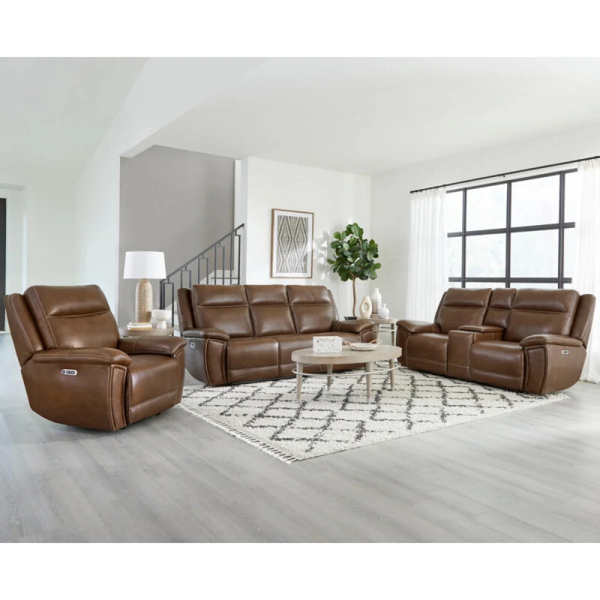 Jameson – Hickory Power Zero Gravity Sofa Recliners Brown 11