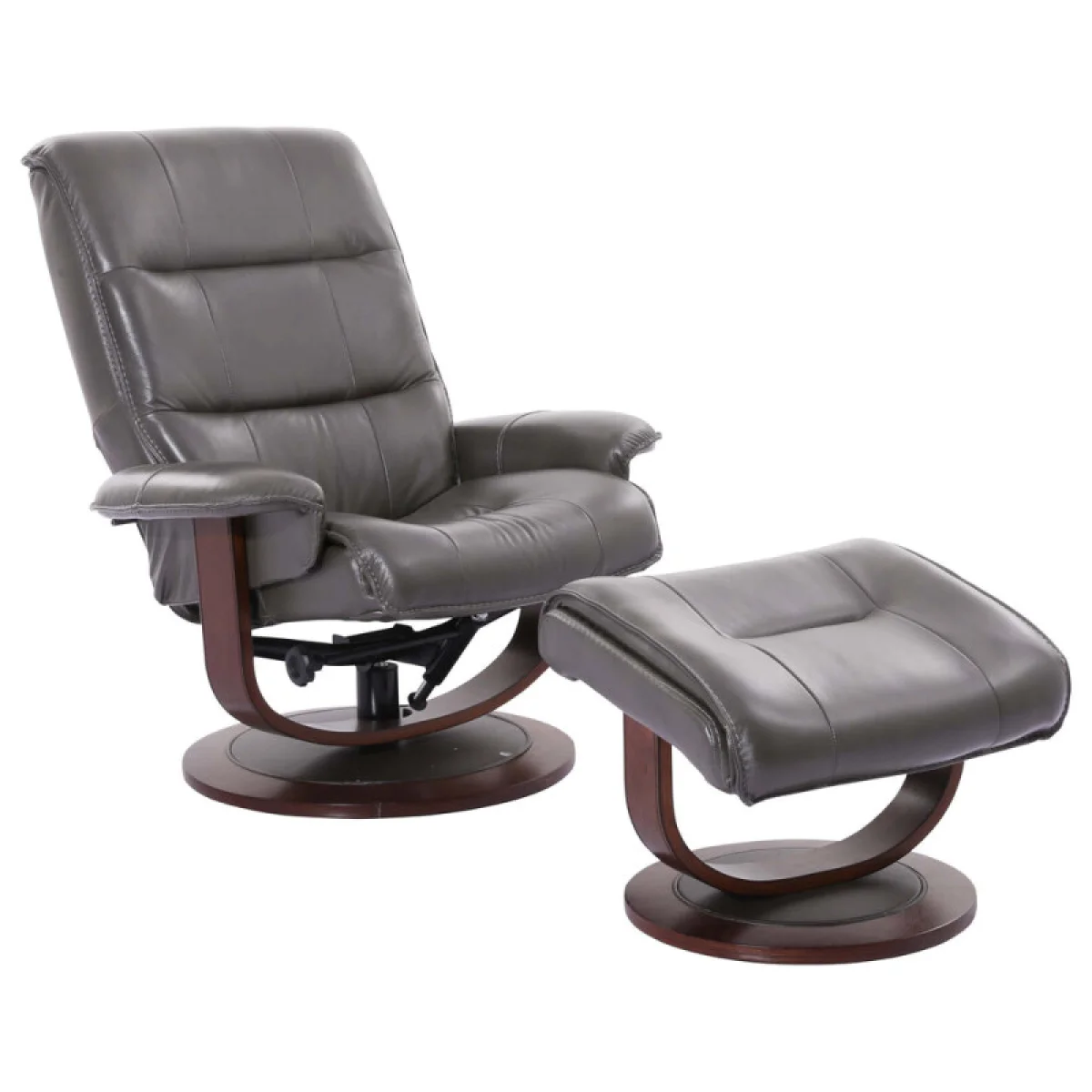 Knight – Ice Manual Reclining Swivel Chair And Ottoman Chairs Chairs 6
