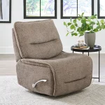 Leo – Wheat Manual Armless Glider Recliner Recliners Brown 9