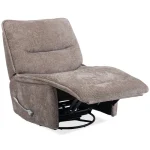 Leo – Wheat Manual Armless Glider Recliner Recliners Brown 12
