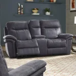 Mason – Charcoal Power Console Loveseat Recliners Charcoal 8