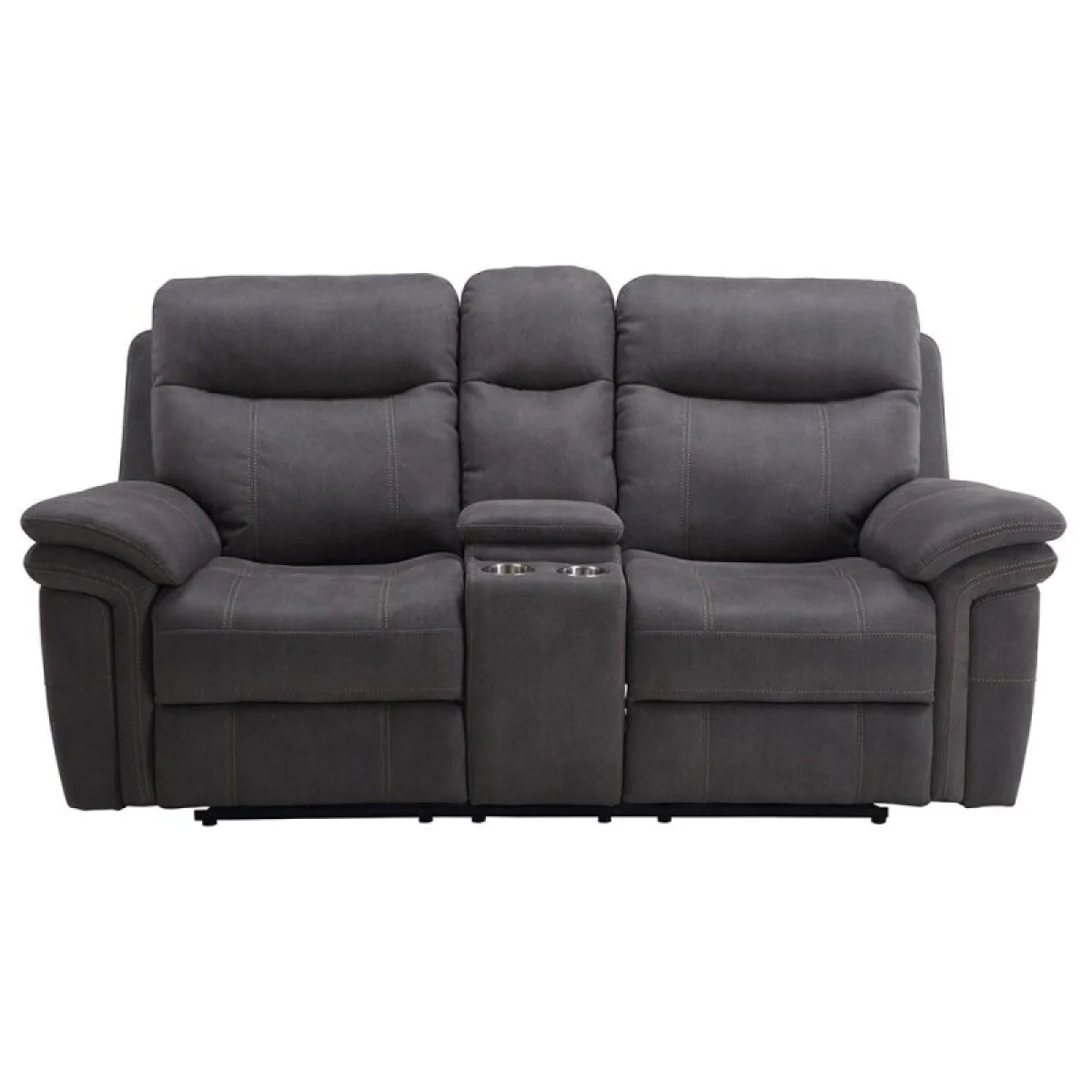 Mason – Charcoal Power Console Loveseat Recliners Charcoal 6