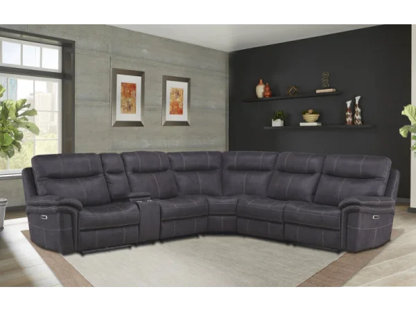 Mason – Charcoal 6pc Package A (811lph, 810, 850, 840, 860, 811rph) Recliners Charcoal