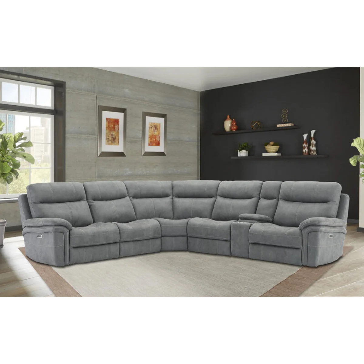Mason – Carbon 6pc Package A (811lph, 810, 850, 840, 860, 811rph) Recliners Carbon 4