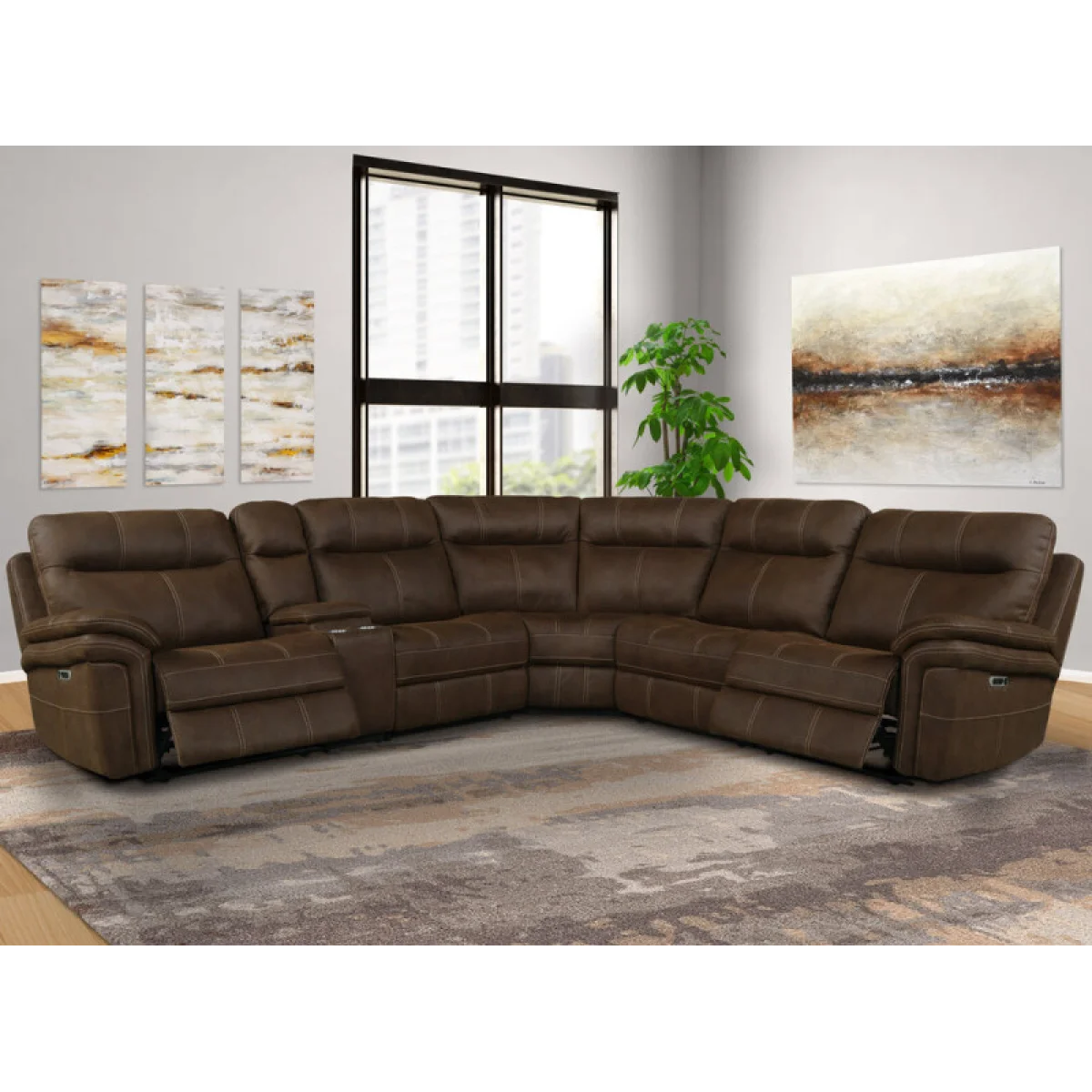 Mason – Dark Kahlua 6pc Package A (811lph, 810, 850, 840, 860, 811rph) Recliners Brown 6