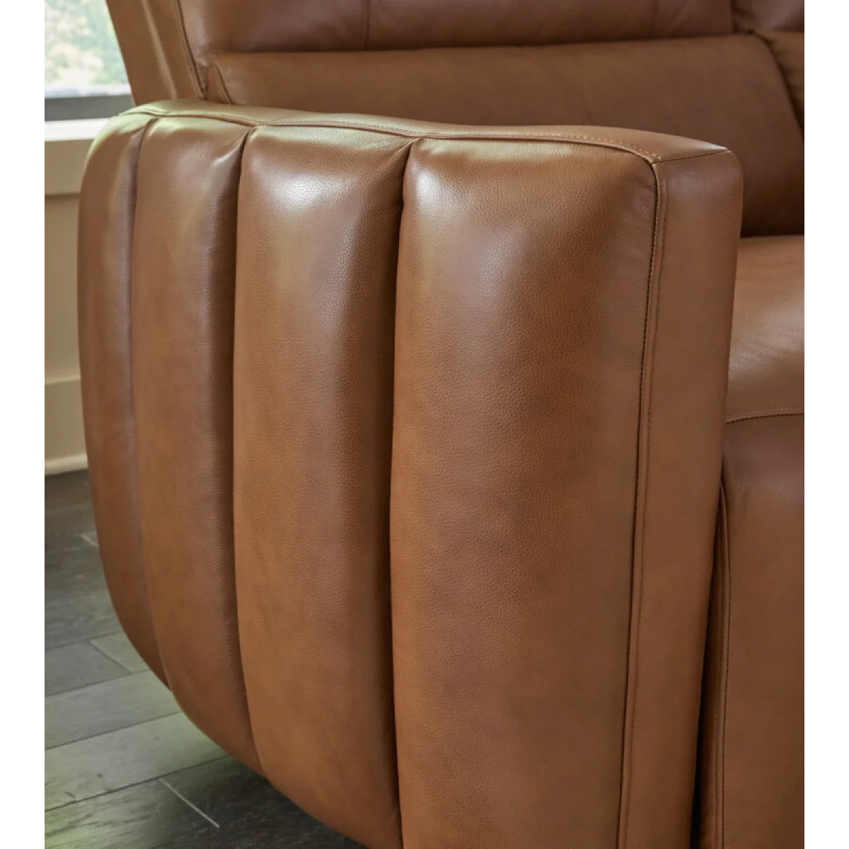 Modesto – Sable 7pc Modular Power Reclining Sectional With Power Adjustable Headrests Recliners Brown 6