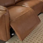 Modesto – Sable 7pc Modular Power Reclining Sectional With Power Adjustable Headrests Recliners Brown 17