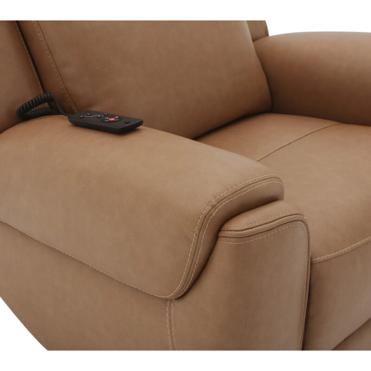 Momentum – Cashew Power Zero Gravity Recliner With Heat & Massage Recliners Brown 12