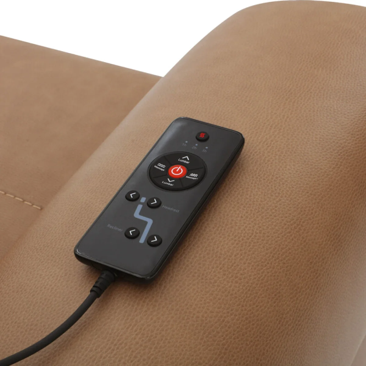 Momentum – Cashew Power Zero Gravity Recliner With Heat & Massage Recliners Brown 14