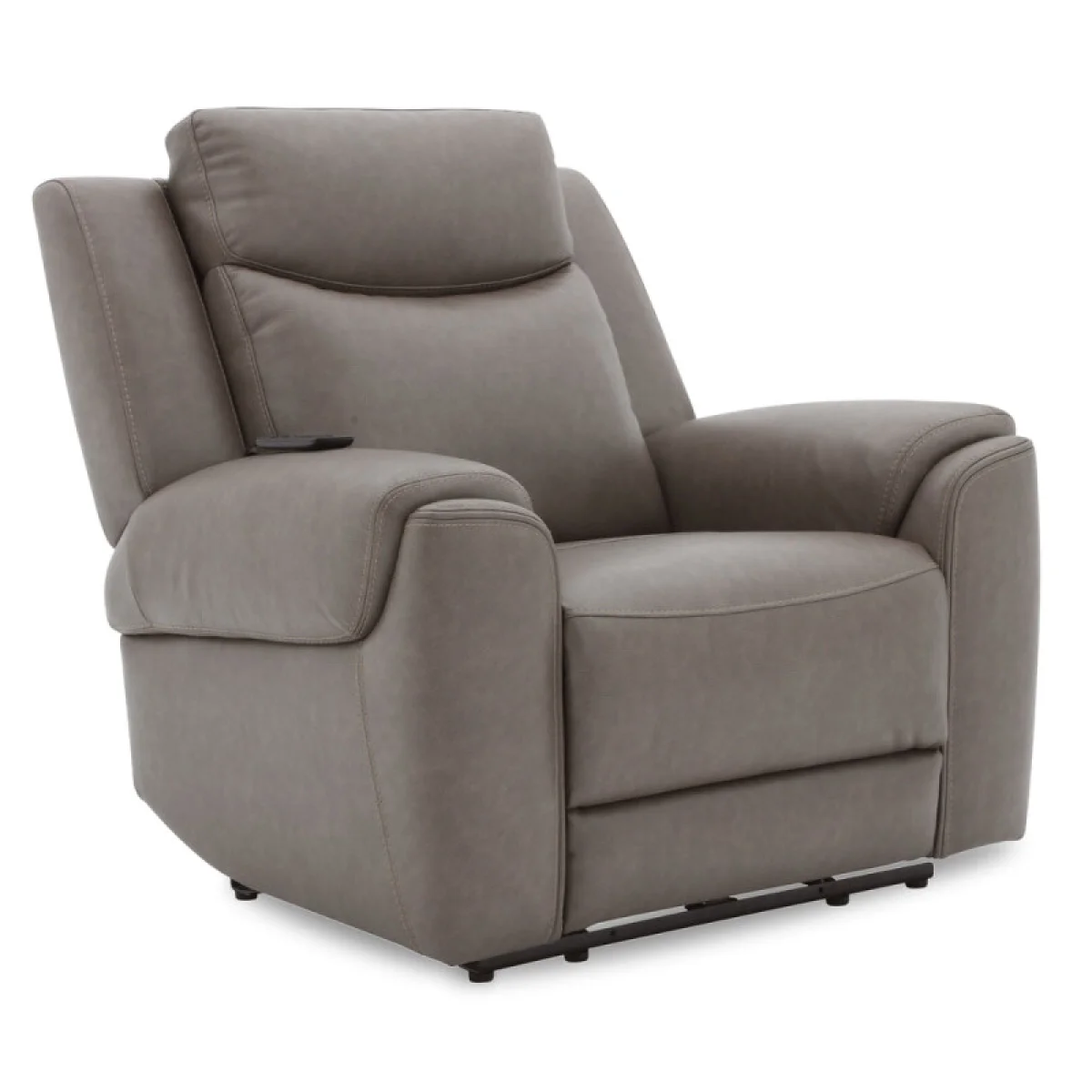 Momentum – Dark Granite Power Zero Gravity Recliner With Heat & Massage Recliners Brown 4