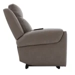 Momentum – Dark Granite Power Zero Gravity Recliner With Heat & Massage Recliners Brown 13