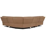 Momentum – Cashew 6pc Power Zero Gravity Modular With Heat, Massage And Speaker Recliners Brown 39
