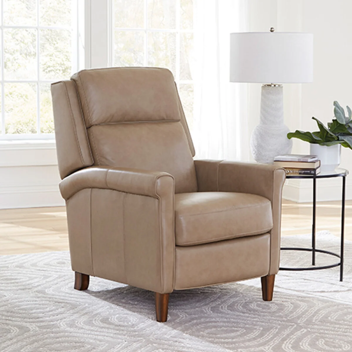 Northfield – Lotus Cream Manual Pushback Recliner Recliners Cream 4