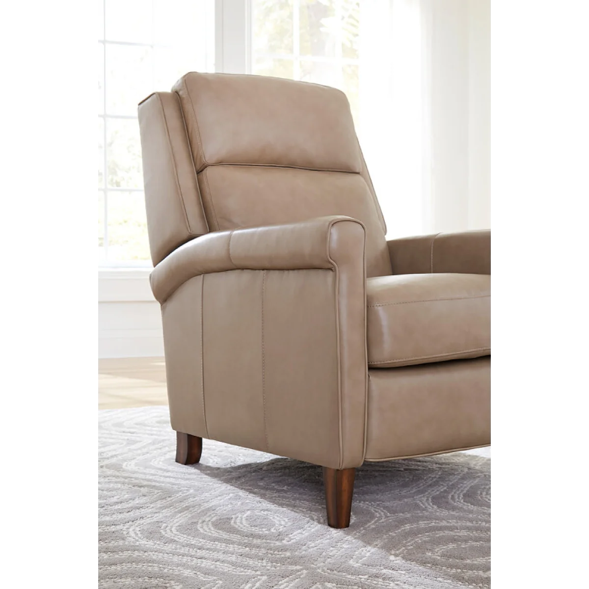 Northfield – Lotus Cream Manual Pushback Recliner Recliners Cream 7
