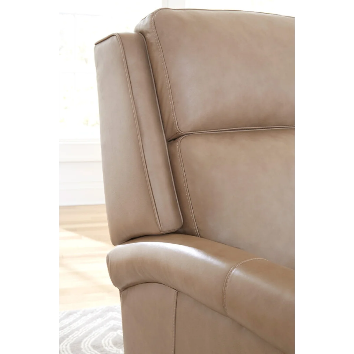 Northfield – Lotus Cream Power High Leg Recliner With Power Headrest Recliners Cream 7