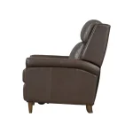 Northfield – Walnut Whirl Power High Leg Recliner With Power Headrest Recliners Brown 18