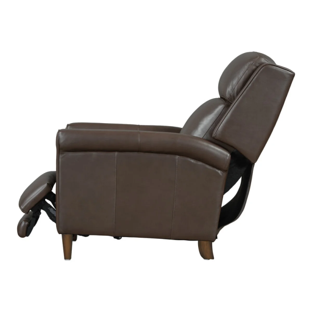 Northfield – Walnut Whirl Power High Leg Recliner With Power Headrest Recliners Brown 9
