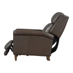 Northfield – Walnut Whirl Power High Leg Recliner With Power Headrest Recliners Brown 19