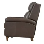 Northfield – Walnut Whirl Manual Pushback Recliner Recliners Brown 12