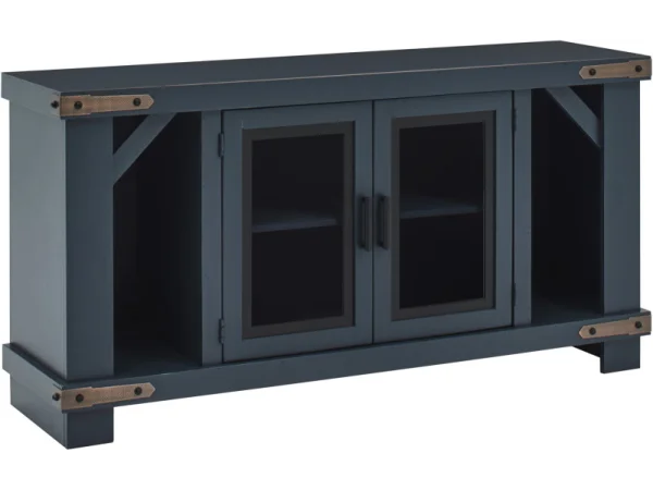 Sawyer 64″ Console W/ 2 Doors MO1240-MBL Entertainment Stands Aspen Home 4