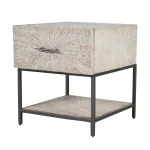 Crossings Monaco End Table End tables Cream 17