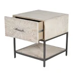 Crossings Monaco End Table End tables Cream 18