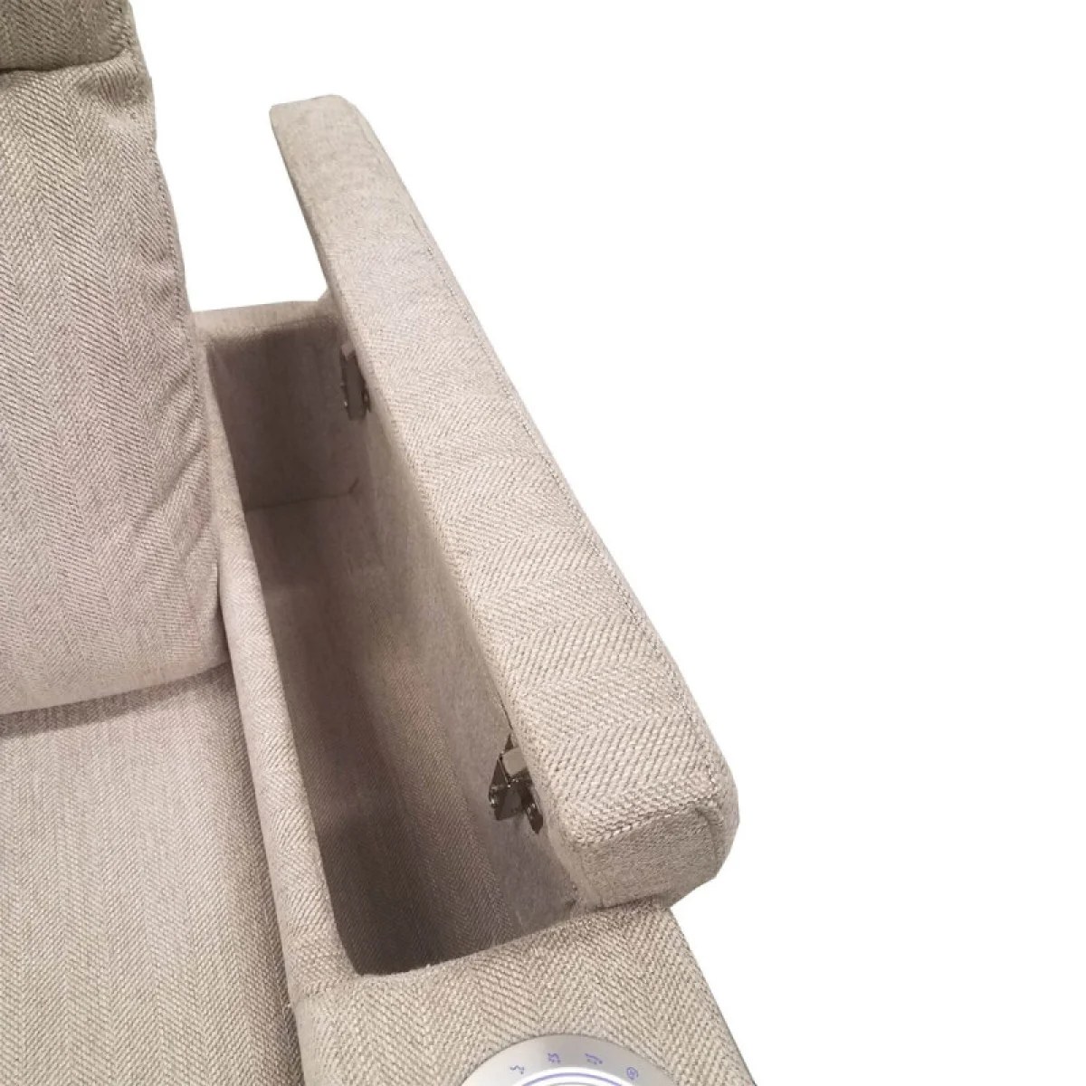 Orpheus – Bisque Power Loveseat Recliners Bisque 11