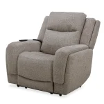 Penfield – Frappe Power Zero Gravity Recliner With Heat & Massage Recliners Brown 10