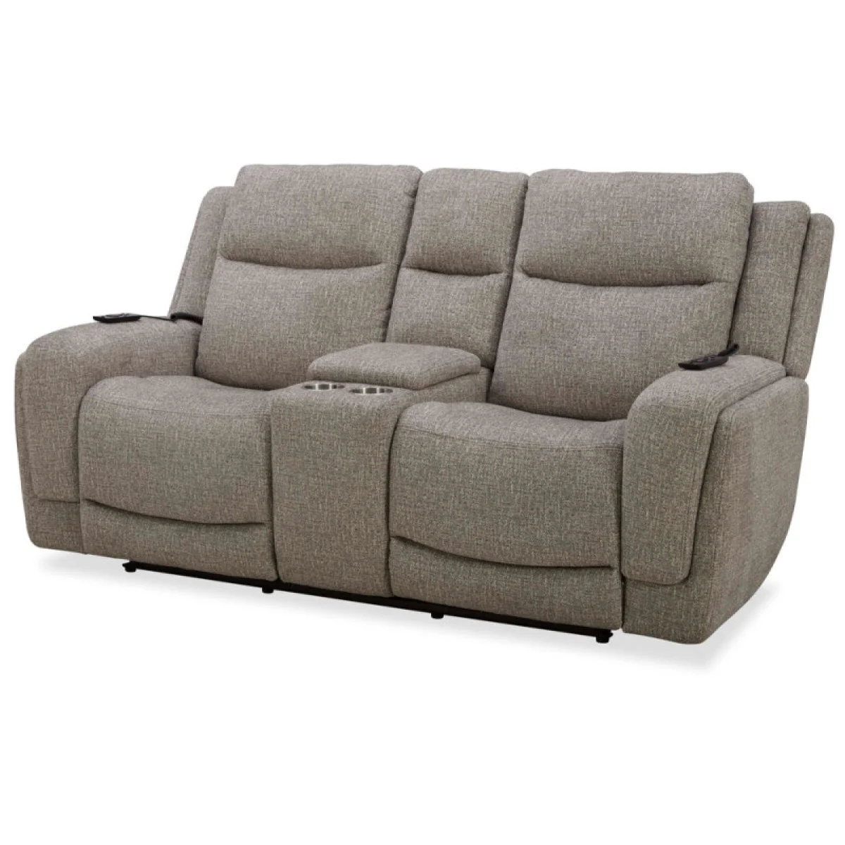 Penfield – Frappe Power Zero Gravity Loveseat W/ Heat, Massage & Speaker Recliners Brown 4