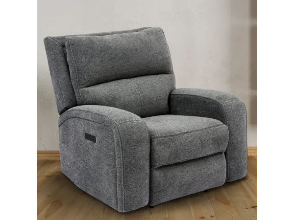 Polaris – Bizmark Grey Power Recliner Recliners Bizmark Grey