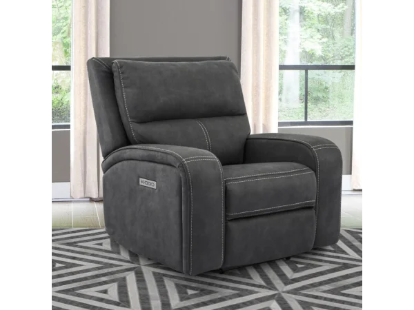 Polaris – Slate Power Recliner Recliners black