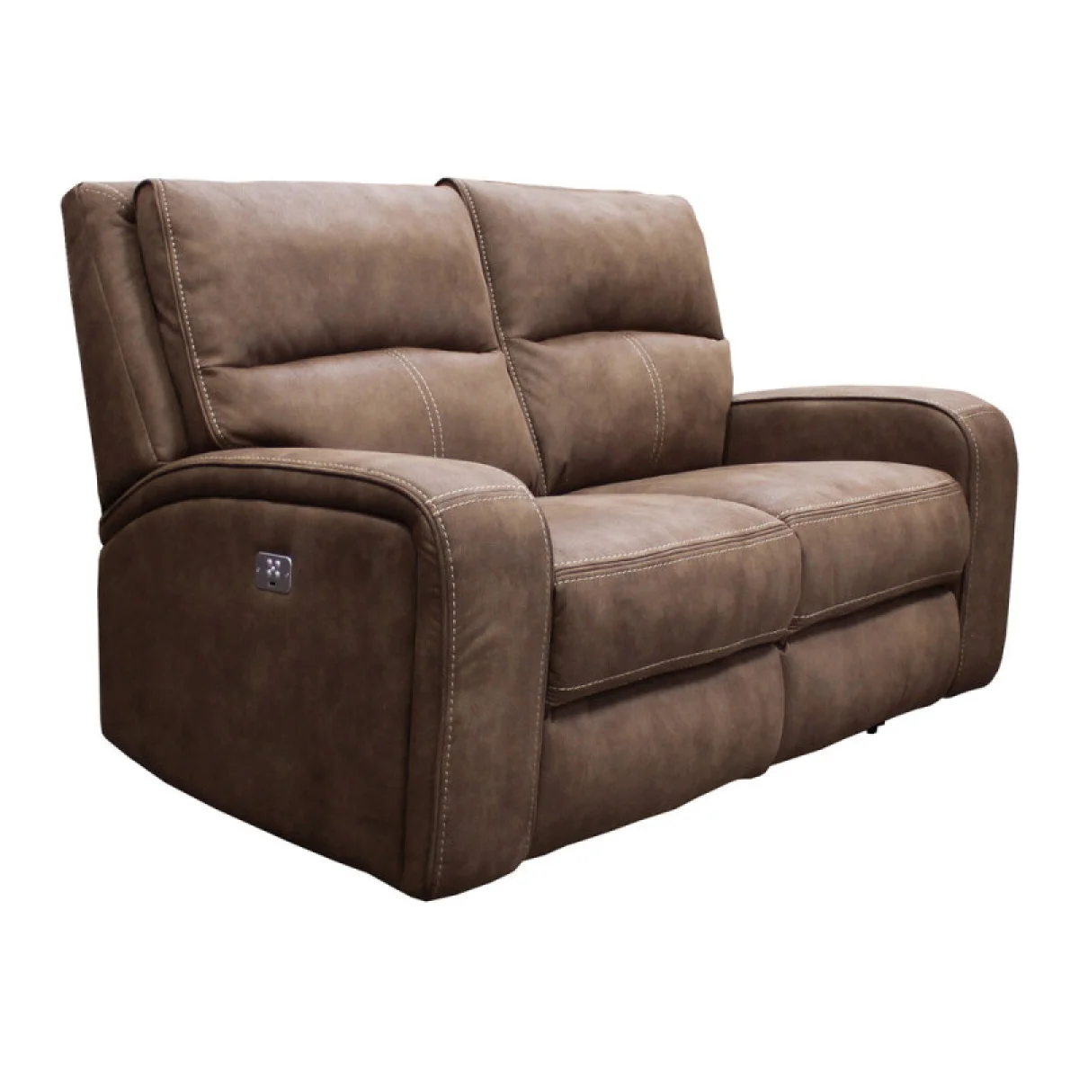 Polaris – Kahlua Power Loveseat Recliners Brown 7
