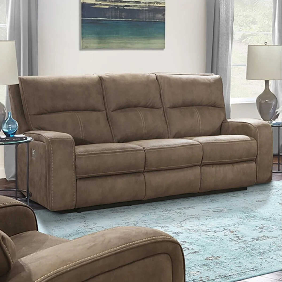 Polaris – Kahlua Power Sofa Recliners Brown 4