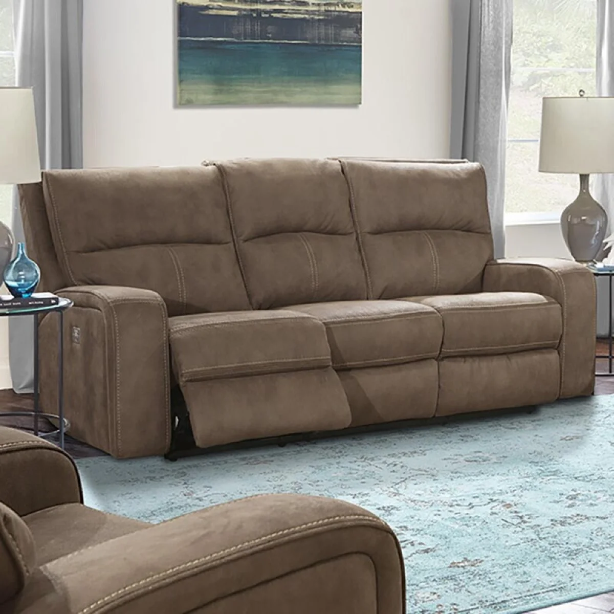 Polaris – Kahlua Power Sofa Recliners Brown 6