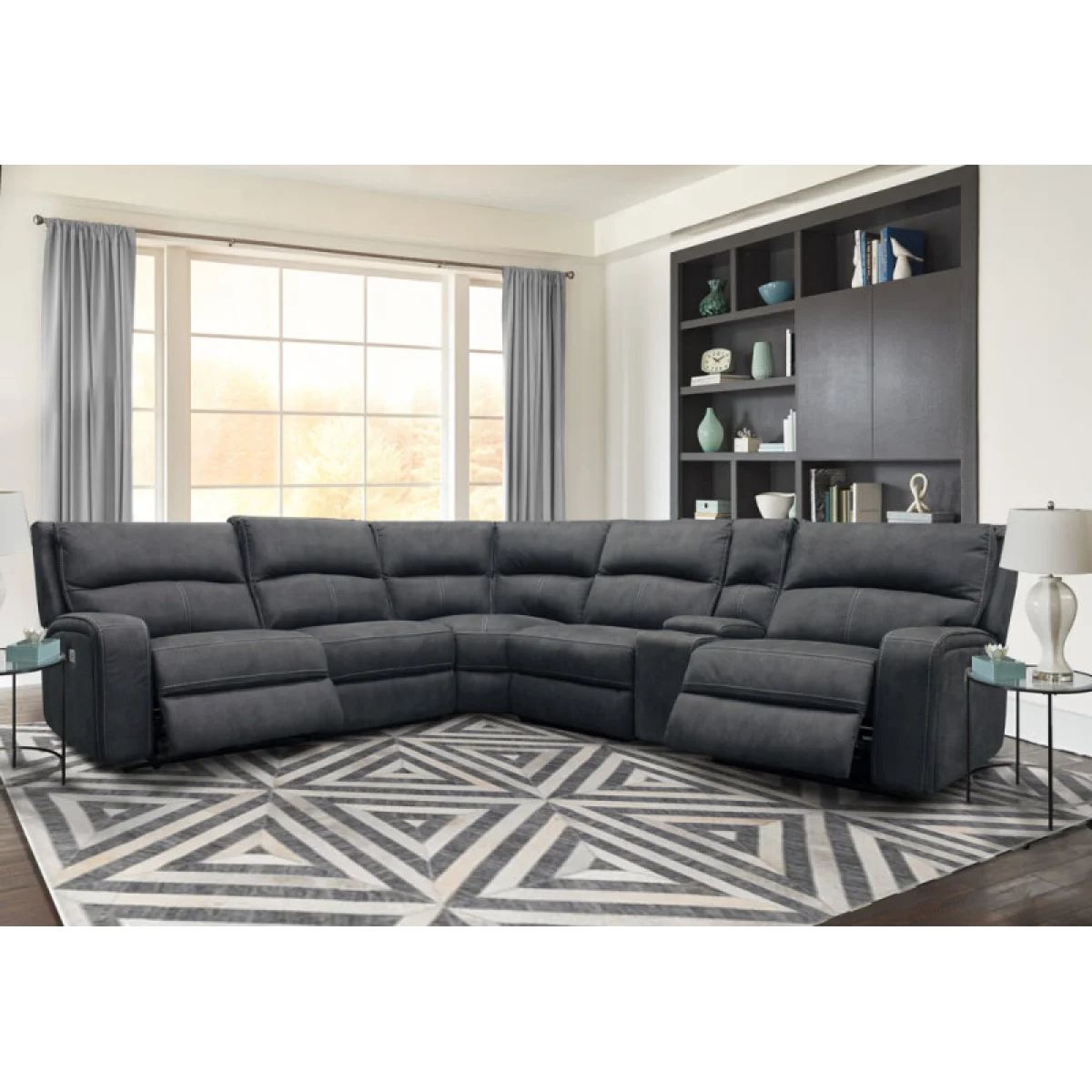 Polaris – Slate 6pc Package A (811lph, 810, 850, 840, 860, 811rph) Recliners black 6