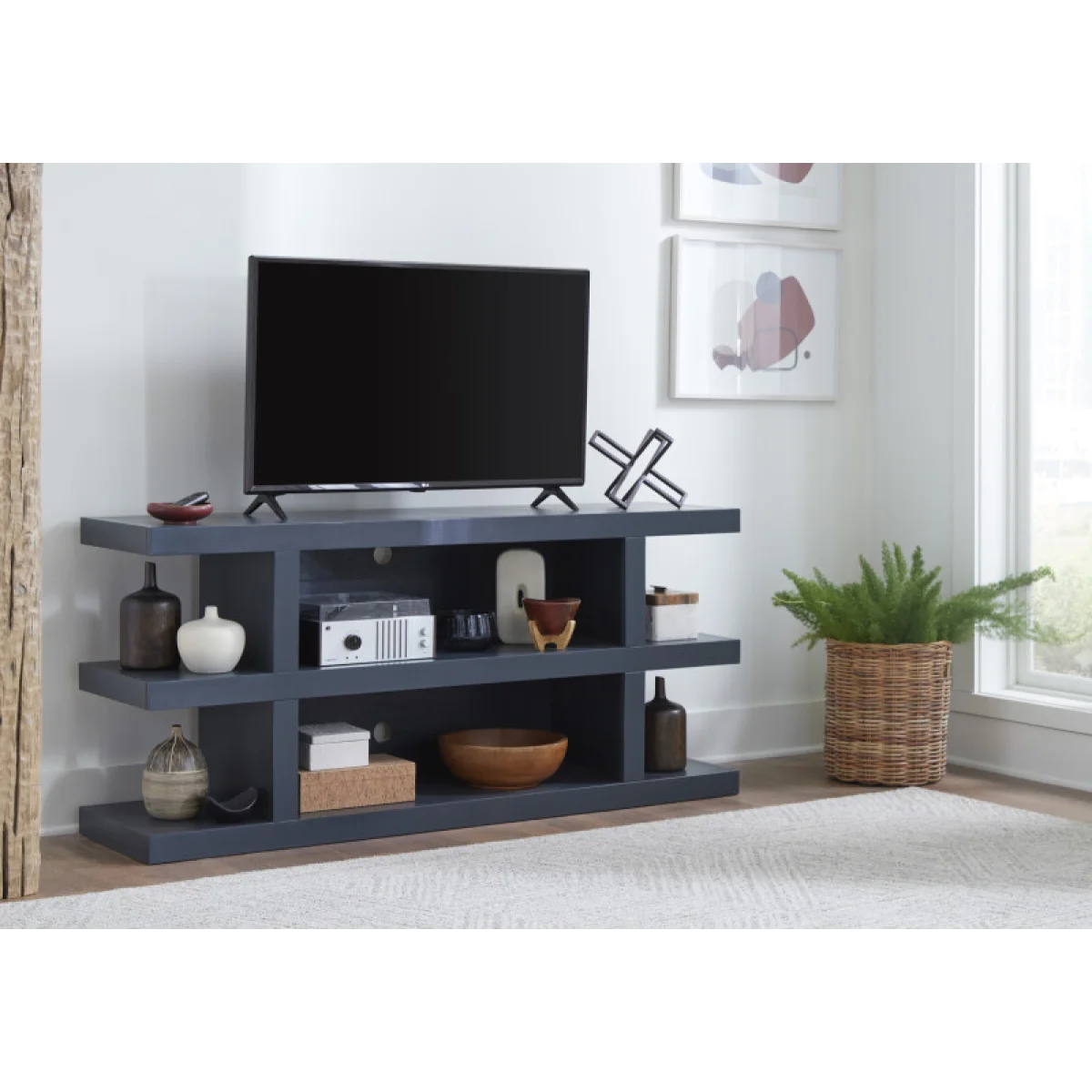 Mackenzie 65″ Open Console Entertainment Stands Aspen Home 8
