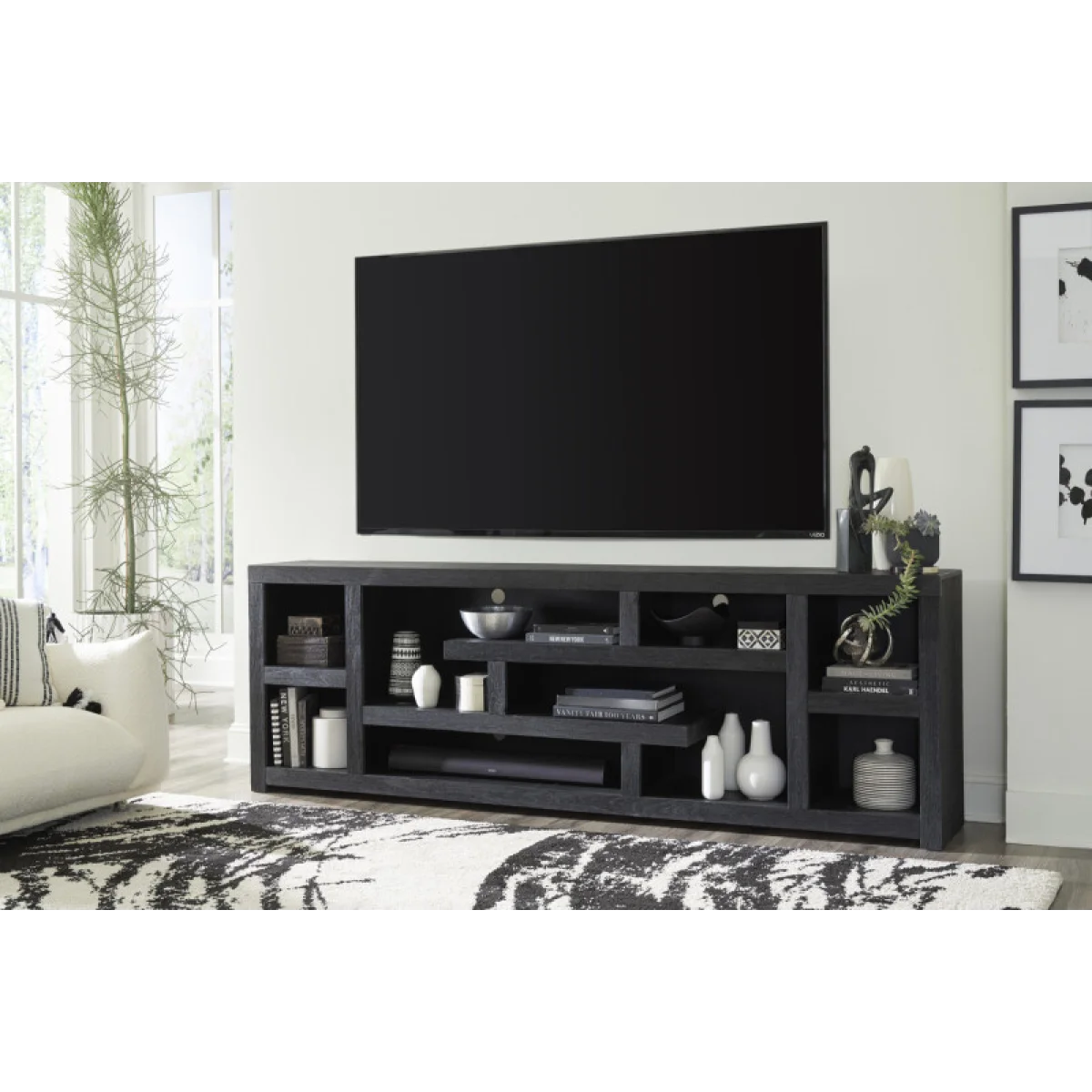 Mackenzie 97″ Open Console Entertainment Stands Aspen Home 8