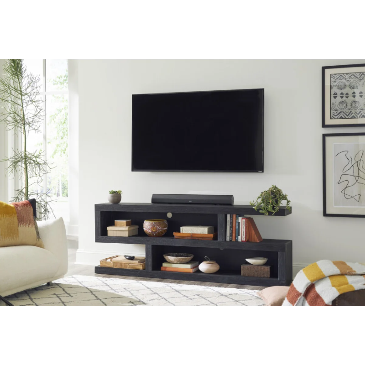 Mackenzie 74″ S Console Table Entertainment Stands Aspen Home 10