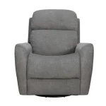 Quest – Upgrade Charcoal Swivel Glider Cordless Recliner – Powered By Freemotion Recliners Gray 14